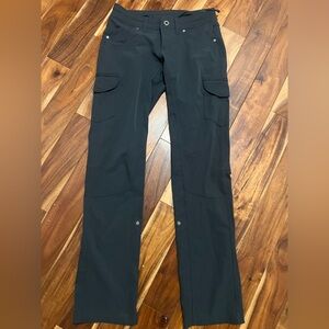 Kuhl Freeflex Roll Up Pants Women's Dark Gray Sz 0 Outdoor Hiking